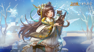 Three Kingdoms Game Characters Video Game Girls Video Game Art Artwork Cats Animals 1920x1080 Wallpaper