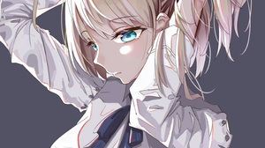 Anime Anime Girls Fate Series Fate Stay Night Fate Grand Order Artoria Pendragon Saber White Shirt B 2894x4093 Wallpaper