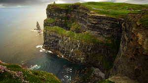 Coast Ireland Cliff Ocean Sea 4500x3000 Wallpaper