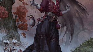 Artwork ArtStation Women Witch Fantasy Art Fantasy Girl 1000x1400 Wallpaper