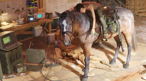 Ellie Williams The Last Of Us 4K Gaming CGi Digital Art Gun Video Games Video Game Girls Hose Video  5760x3240 Wallpaper