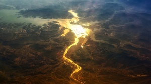 Aerial Glow Landscape 2048x1306 Wallpaper