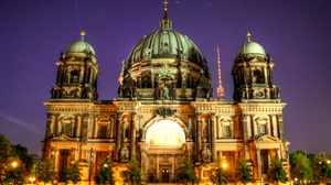 Berlin Cathedral Cathedral Dome Light 3681x2454 Wallpaper