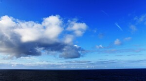 Blue Horizon Sea Sky 4272x2848 Wallpaper