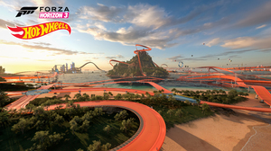 Forza Horizon 3 Video Games Hot Wheels Race Tracks Logo 3840x2160 wallpaper