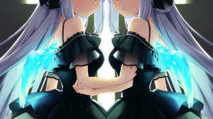 Anime Anime Girls Twins Original Characters Artwork Digital Art Fan Art 1020x1350 Wallpaper