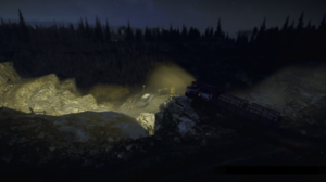 Truck Snowrunner Video Games PC Gaming Screen Shot Dark Vehicle 1920x1080 Wallpaper