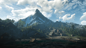 The Witcher 3 Wild Hunt Video Game Landscape CD Projekt RED Skellige CGi Video Games Mountains Snow  1920x1080 Wallpaper