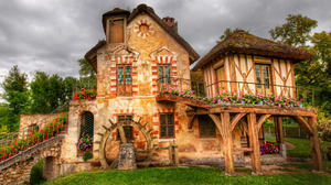 Trey Ratcliff Photography 4K France Building Flowers House 3840x2160 Wallpaper