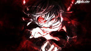 Red Hakurei Reimu Anime Black Touhou Anime Girls Red Eyes 4200x2550 wallpaper