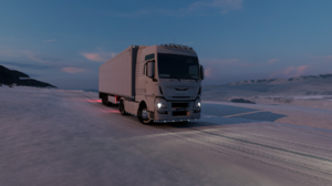 Euro Truck Simulator 2 Video Games Steam Software MAN Company Vehicle Truck Front Angle View Headlig 1759x984 Wallpaper