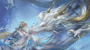 Honor Of Kings Dragon Looking At The Side 4000x2250 Wallpaper