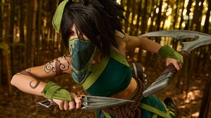 Cosplay League Of Legends PC Gaming Akali League Of Legends Women Model Costumes Video Game Girls Vi 2048x1365 wallpaper