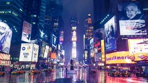 New York City Times Square 5120x1440 wallpaper