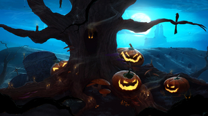 Halloween Digital Painting JoeyJazz 2560x1440 Wallpaper
