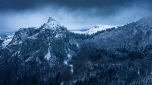 Nature Mountains Cold Outdoors Winter Snowy Peak Snowy Mountain Landscape 3840x2160 Wallpaper