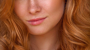Kerry Moore Women Redhead Makeup Long Hair Wavy Hair Eyeliner Freckles Portrait Model 1080x1350 Wallpaper