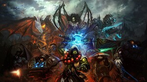 StarCraft Warcraft Sarah Kerrigan Elves Thrall Zeratul Heroes Of The Storm Video Games 1920x1086 Wallpaper