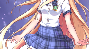 Anime Anime Girls To Love Ru Golden Darkness Long Hair Blonde Artwork Digital Art Fan Art 1032x1457 Wallpaper
