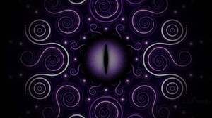 Artistic Eye Pattern Purple 3840x2160 Wallpaper