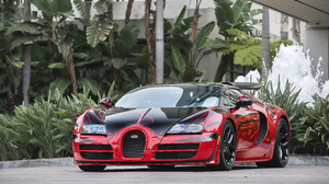 Bugatti Bugatti Veyron Car Red Car Supercar Tuning Vehicle 5800x3867 Wallpaper