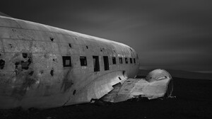 Photography Abandoned Crash Airplane Sky 1600x1000 Wallpaper
