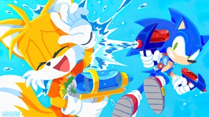 Sonic Sonic The Hedgehog Yui Karasuno Artwork Video Game Art Video Game Characters Sega Comic Art Ta 3840x2160 Wallpaper
