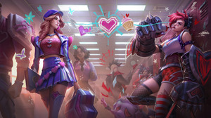 Video Games GZG 4K Riot Games Digital Art League Of Legends Heartthrob Caitlyn Heartthrob League Of  7680x4320 Wallpaper