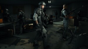 Video Games Battlefield Hardline Video Game Characters Uniform Gun Helmet Video Game Man Video Game  2560x1600 Wallpaper