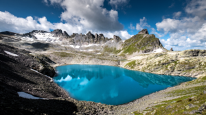 Photography Nature Lake Mountains Landscape Clouds Alps Switzerland 4K Reflection Water Sky 3840x2160 Wallpaper