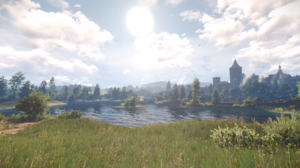 The Witcher 3 Wild Hunt The Witcher Nature Video Games Water CGi 3840x2160 Wallpaper