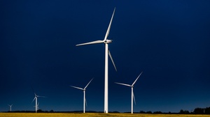 Sky Wind Turbine 2560x1707 wallpaper