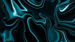 Abstract Fluid Digital Art Colorful Line Art Simple Background 2560x1440 Wallpaper