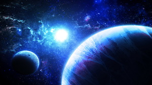 Sci Fi Planets 2560x1600 Wallpaper