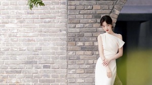 Asia Chinese Dress Women Star Academy Nature Simple Background Celebrity Mao Xiaotong Asian 1536x2096 Wallpaper