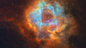 Nebula Rosette Nebula Astronomy Deep Space Photography Stars Galaxy Space 5054x4907 Wallpaper