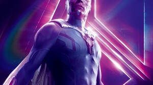 Avengers Infinity War Paul Bettany Vision Marvel Comics 7866x6293 Wallpaper