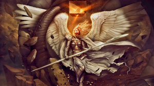 Fantasy Angel Warrior 1920x1200 Wallpaper