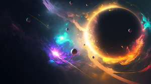 Ai Art Abstract Space Universe Nebula Smoke AiArtSucks 3060x2048 Wallpaper