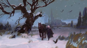 Fantasy Art Artwork Digital Art Video Game Art The Witcher Geralt Of Rivia 3840x2157 Wallpaper