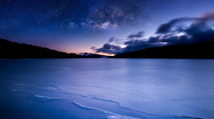 Galaxy Landscape Nature Photography Sunrise Switzerland Winter Lake 2800x1869 Wallpaper