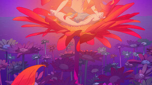 Fictional Creatures Organic Artwork Fantasy Girl Colorful Meditation Petals Flowers 1920x2591 Wallpaper
