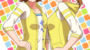 Anime Anime Girls THE IDOLM STER Futami Ami Futami Mami Long Sleeves Brunette Twins Two Women Artwor 1013x1433 Wallpaper