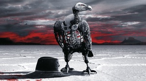 Desert Hat Robot Vulture 2936x1668 Wallpaper
