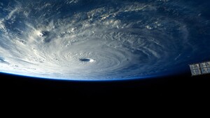 Roscosmos Earth Space Storm Hurricane Nature 1920x1080 Wallpaper
