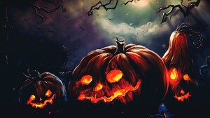 Halloween Terror Night Fantasy Art Photoshop 3840x2160 Wallpaper