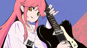 Cogecha Anime Anime Girls Portrait Display Guitar Musical Instrument Looking At Viewer Long Hair Bra 2388x3852 wallpaper