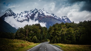 Aoraki Mount Cook Fog Mount Cook Mountain Road Southern Alps 4163x2648 wallpaper