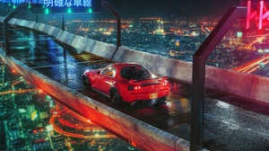 Car Cyberpunk Mazda Night Vehicle 1920x1280 wallpaper