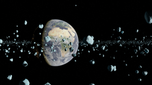 Earth Space Planet Asteroid Artwork 3840x2160 Wallpaper